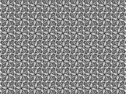 Dense dark tile pattern